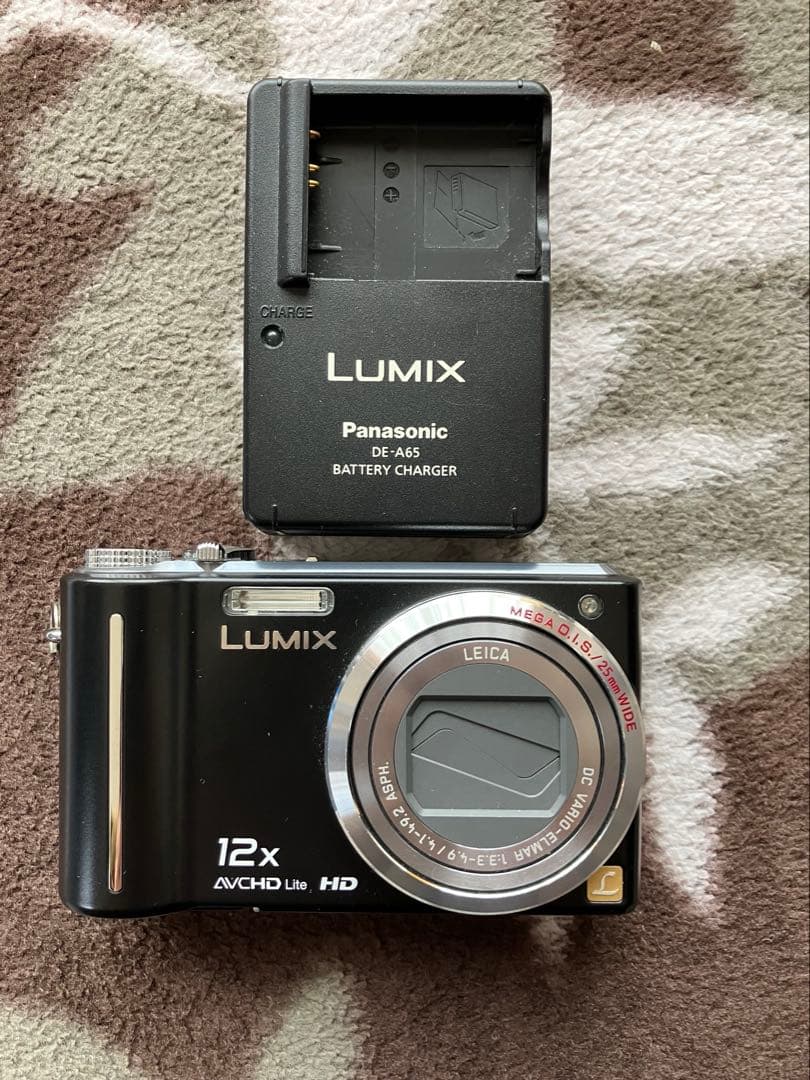 【動作確認済】Panasonic LUMIXコンパクトデジタルカメラ 黒ブラック