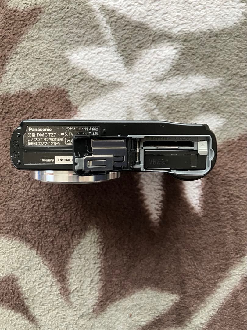 【動作確認済】Panasonic LUMIXコンパクトデジタルカメラ 黒ブラック