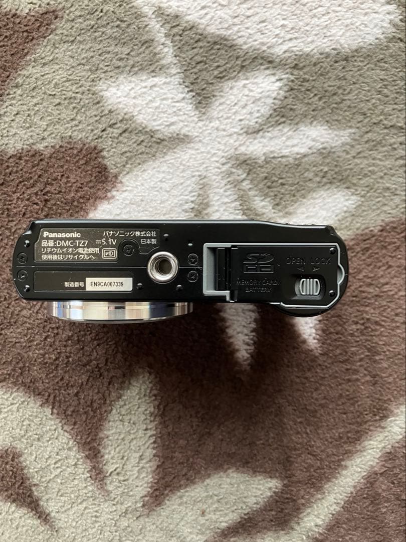 【動作確認済】Panasonic LUMIXコンパクトデジタルカメラ 黒ブラック