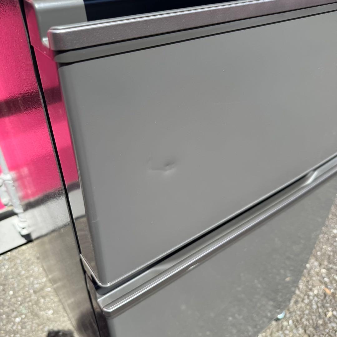 401★2023年製★三菱電機　3ドア　冷蔵庫　自動製氷　ファミリー　グレー