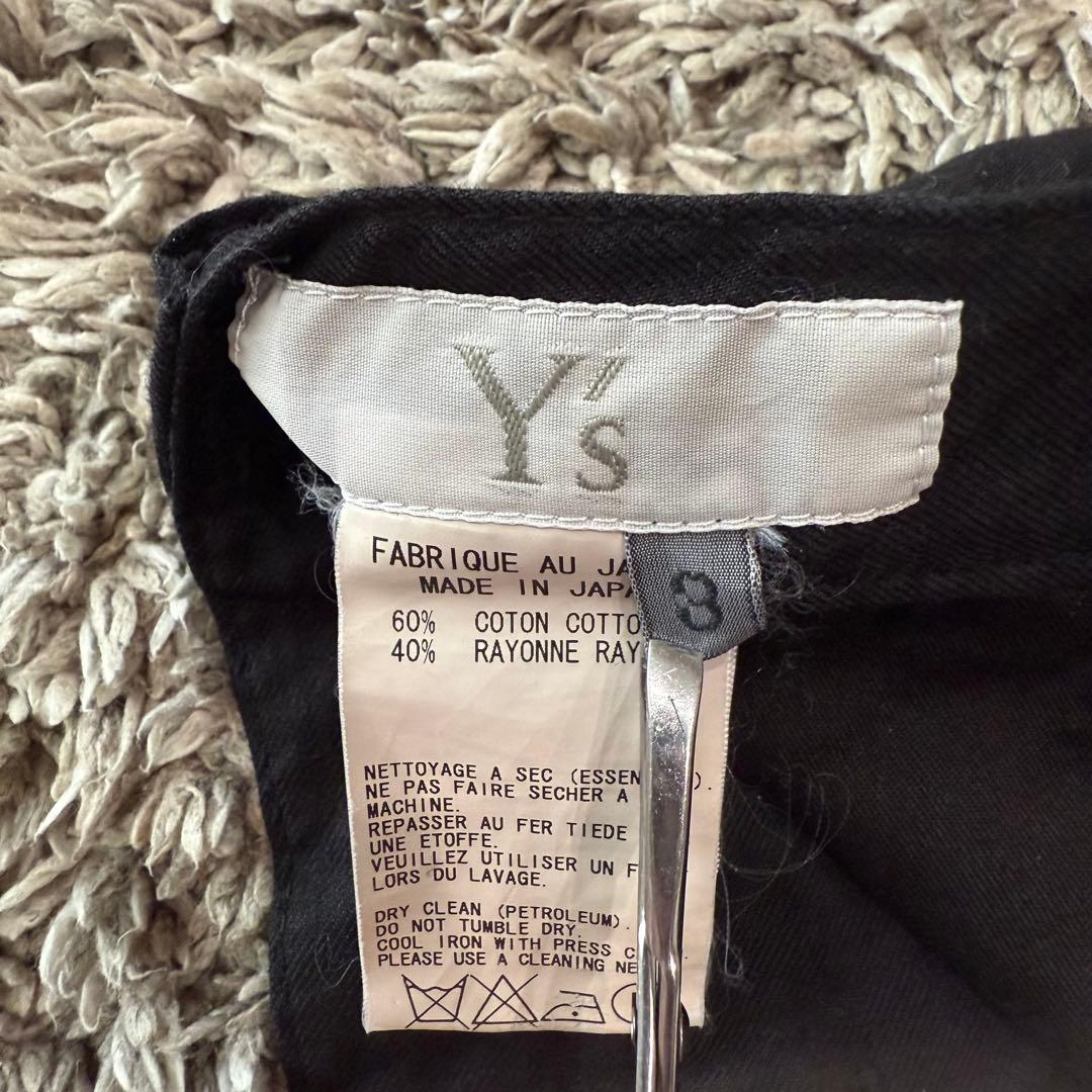 Y's ブラック フレアスラックス サイズ3 サイドライン　y2k