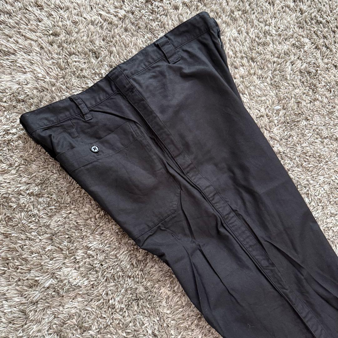 Y's ブラック フレアスラックス サイズ3 サイドライン　y2k