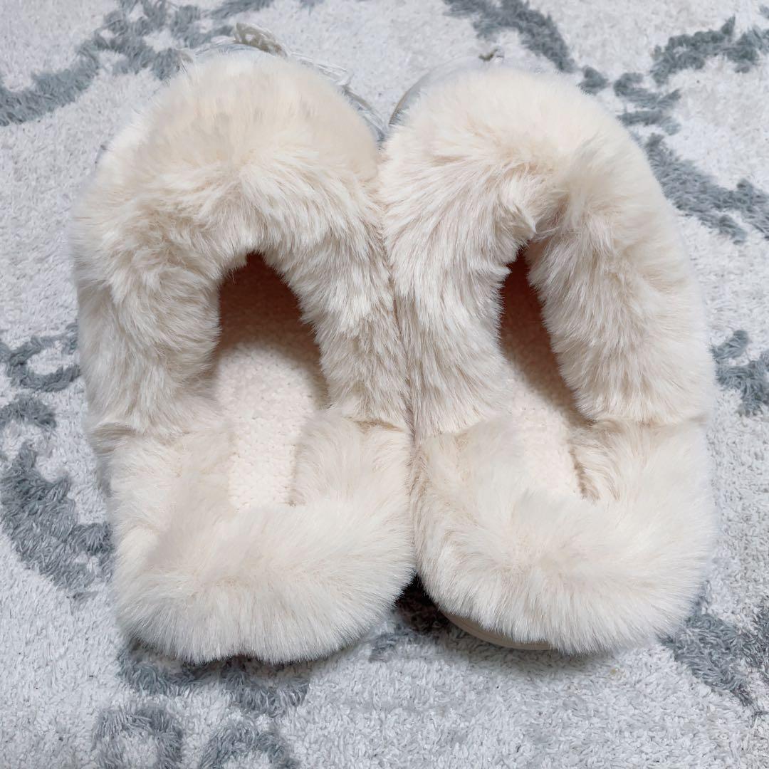 ☆専用☆3 点セット デニム リメイク ファー サンダル