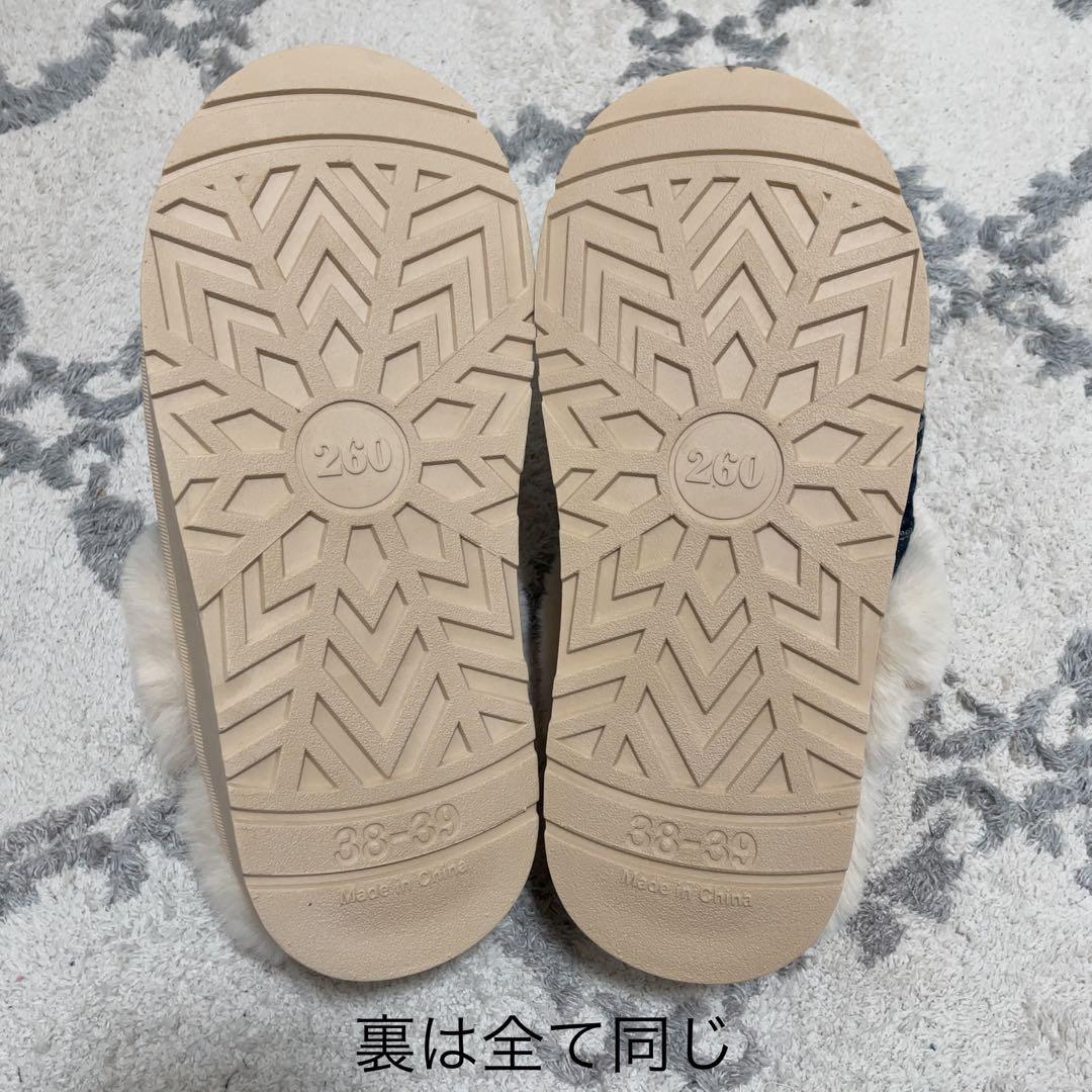 ☆専用☆3 点セット デニム リメイク ファー サンダル