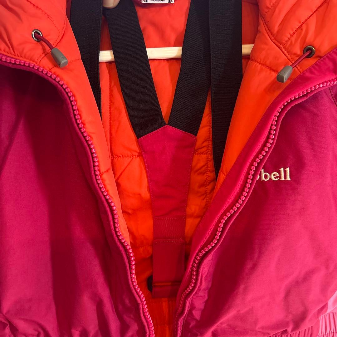 mont-bell キッズ用フード付きジャンプスーツ 100サイズ