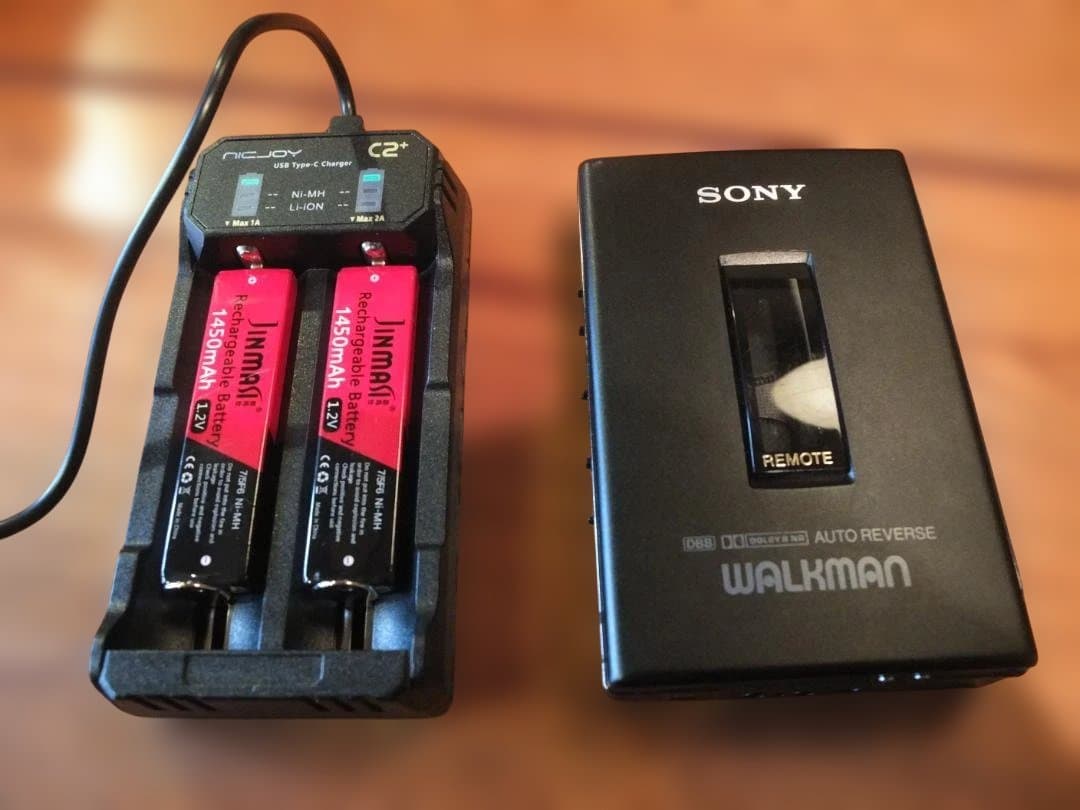 美品 SONY WALKMAN WM-607 電池・充電器付き