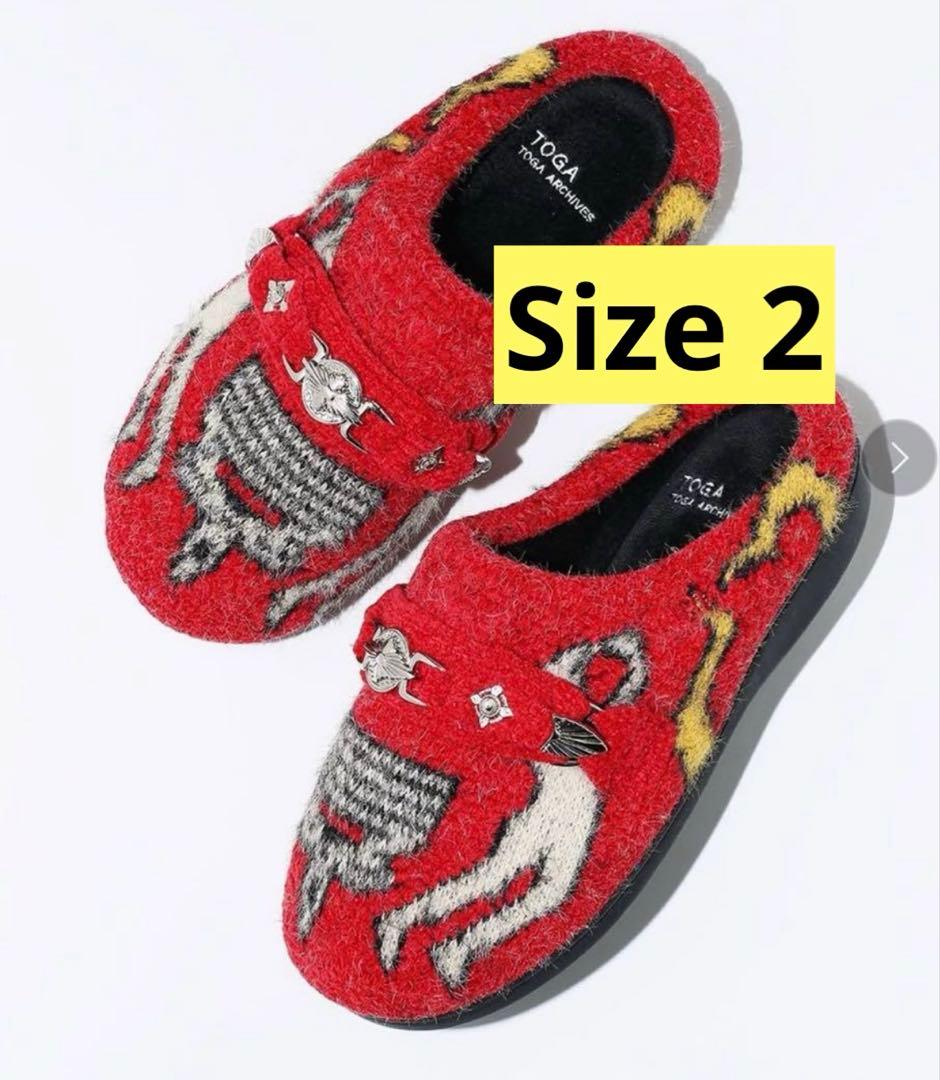 靴 Knit Slip-On TOGA x SUBU