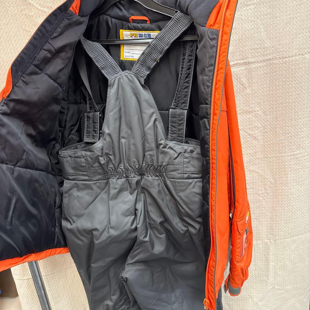 【新品未使用】フェニックス スキーウェア キッズ 140 上下 オレンジ