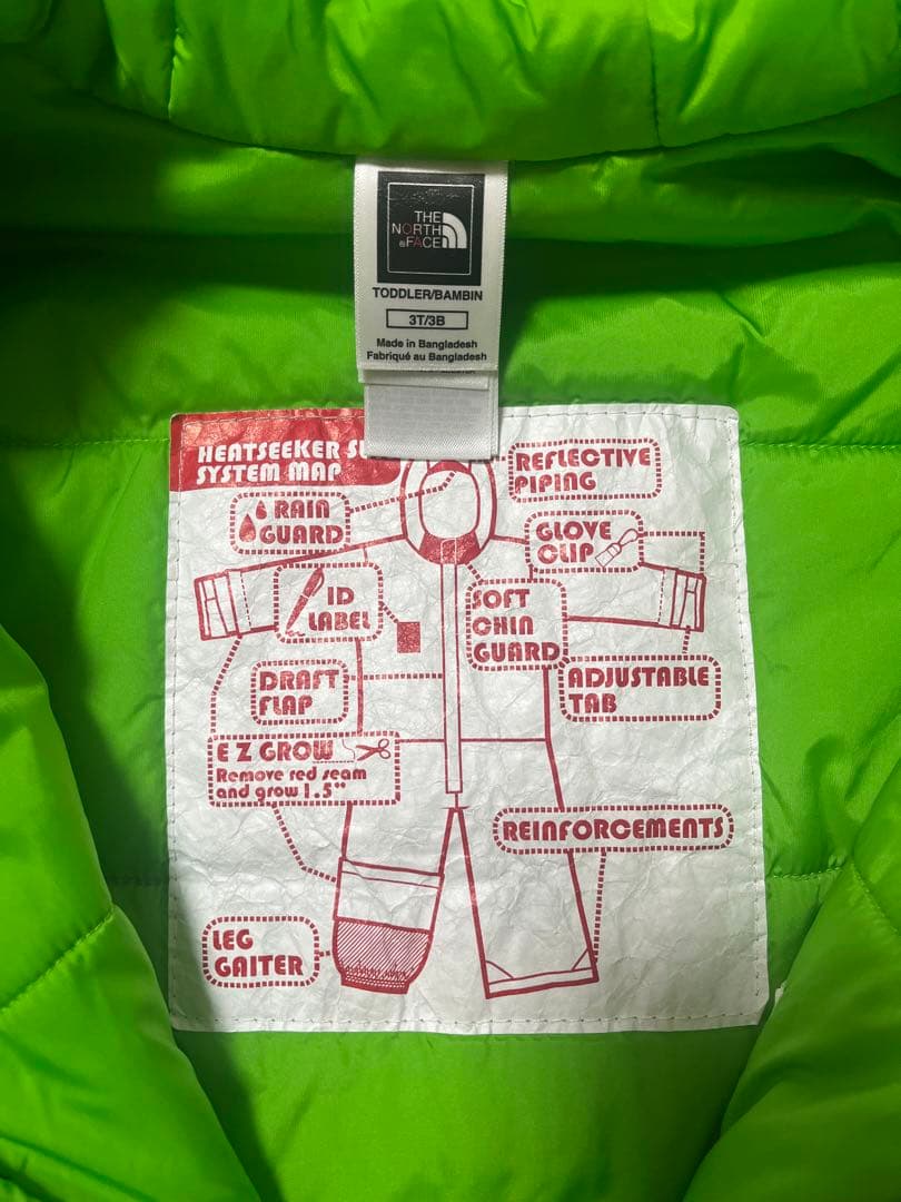 ノースフェイス　バートン　スノーウェア　スーツ　100 110 手袋　セット