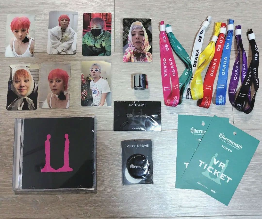 G-DRAGON ファンクラブ トレカ 銀テープ Übermensch グッズ