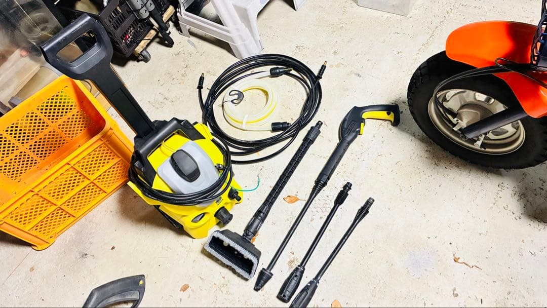 【土日値下げ】美品 ケルヒャー K3サイレント 高圧洗浄機 フルセット付属品多数