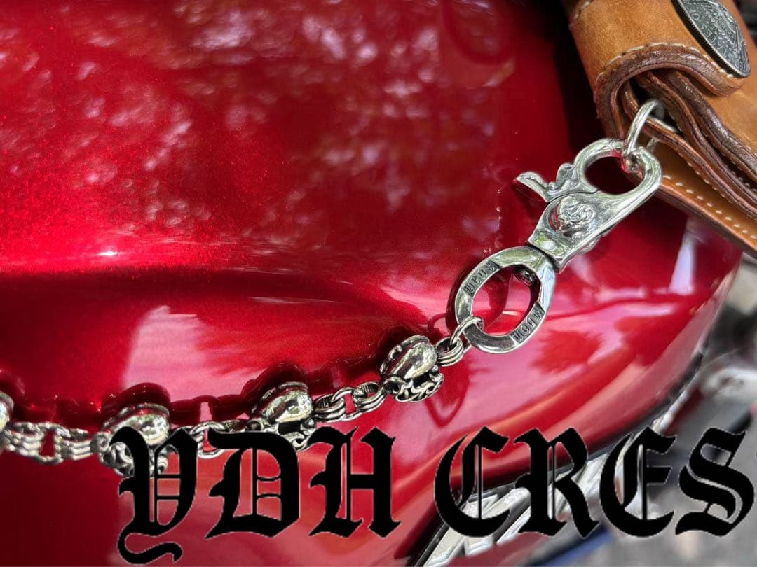 バイカー必須　ウォレット用プレーン　シルバーチェーン　TYPE1　QBKB0