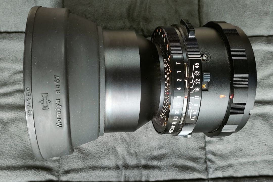 マミヤRB67用 F4.5 180mm前後キャップフード付、オマケ付価格相談OK