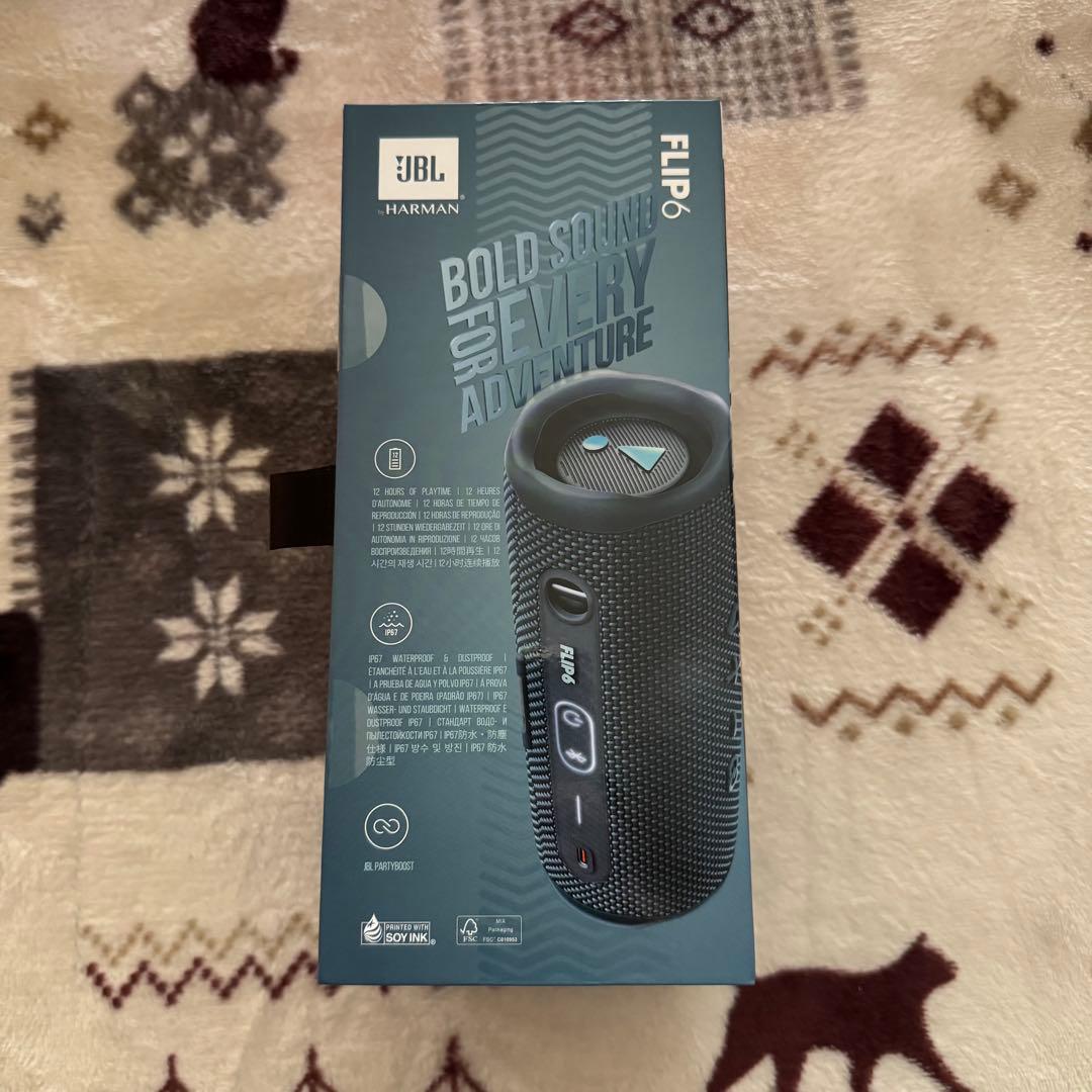 【新品未開封】JBL FLIP6 ワイヤレススピーカー ブルー
