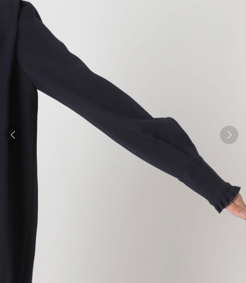 Noble ショルダータックミニワンピース 定価¥24,200 ネイビー　F