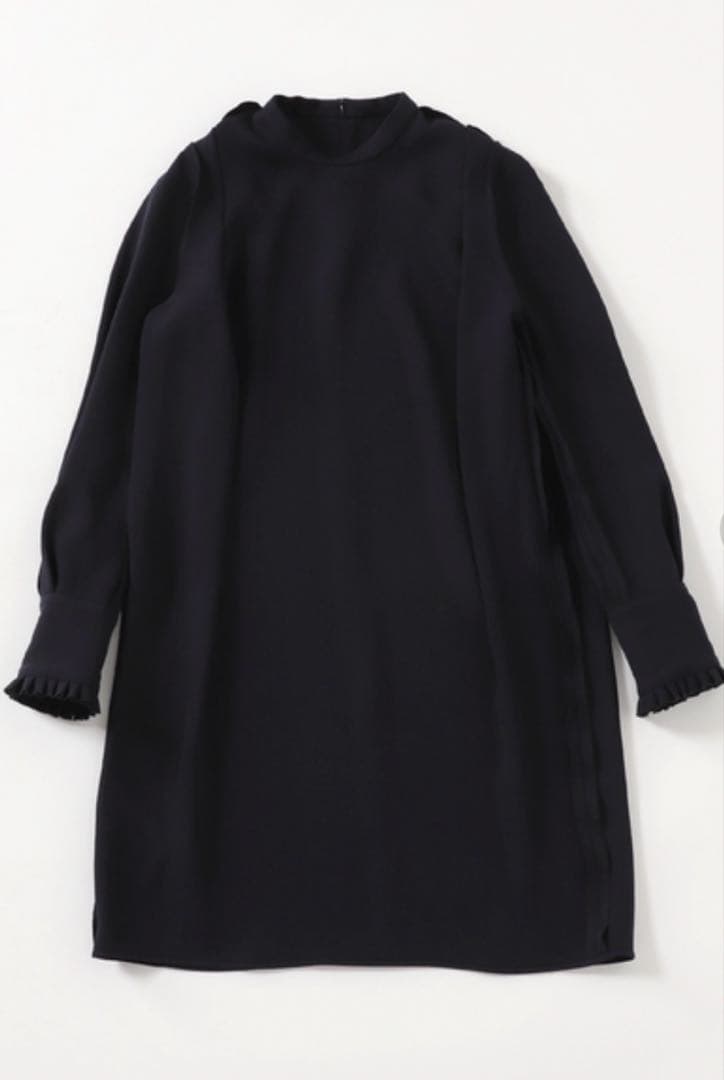 Noble ショルダータックミニワンピース 定価¥24,200 ネイビー　F