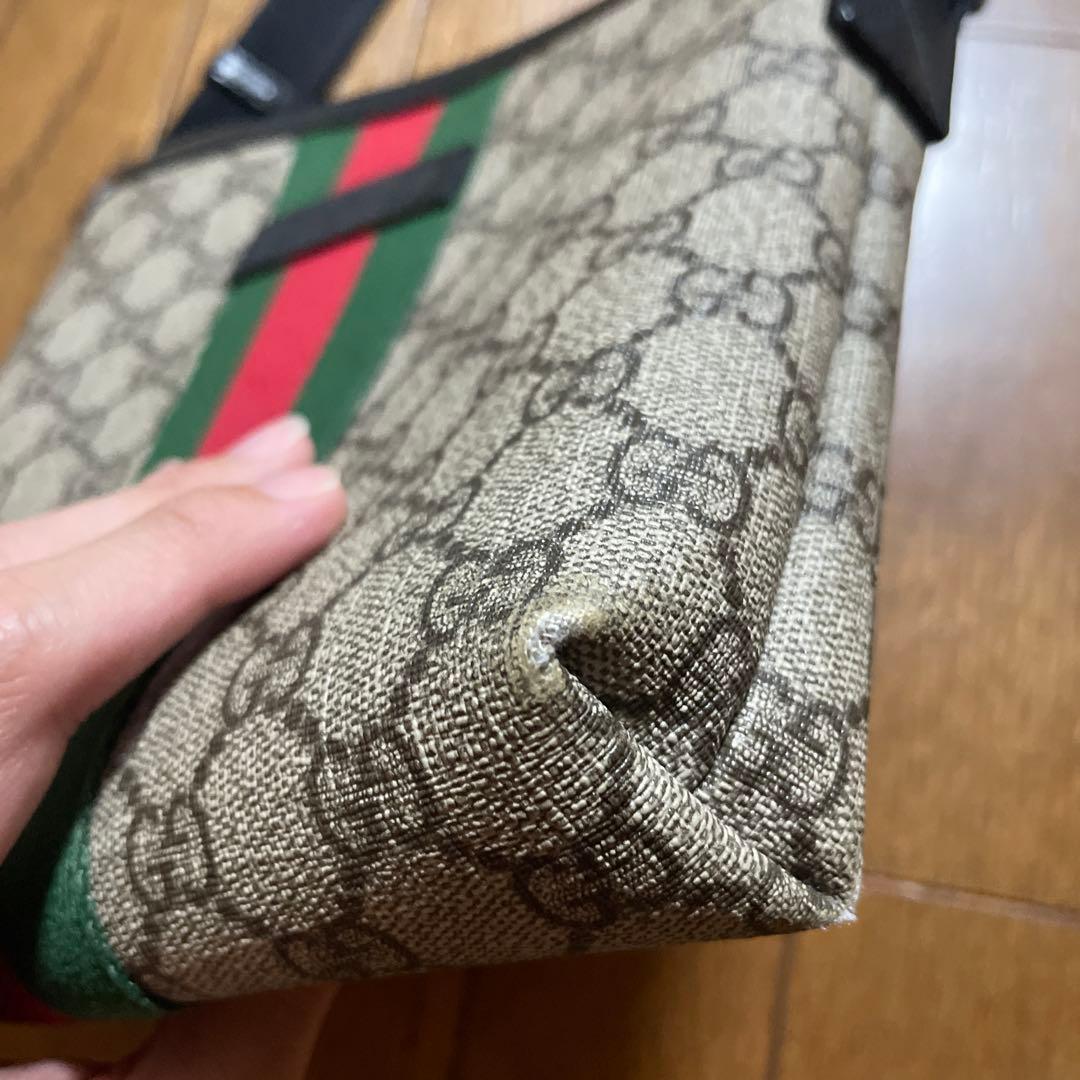 GUCCI ggスプリーム　ショルダーバッグ