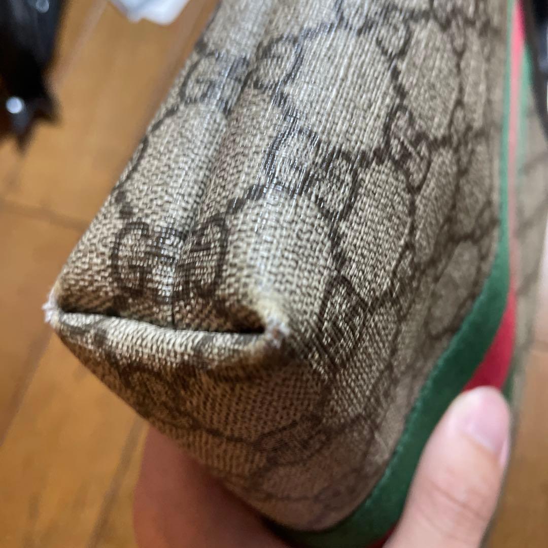 GUCCI ggスプリーム　ショルダーバッグ