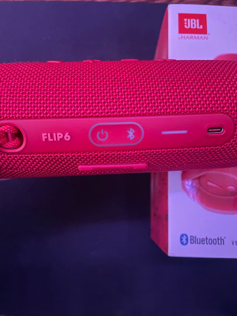 JBL FLIP6 ワイヤレススピーカー レッド