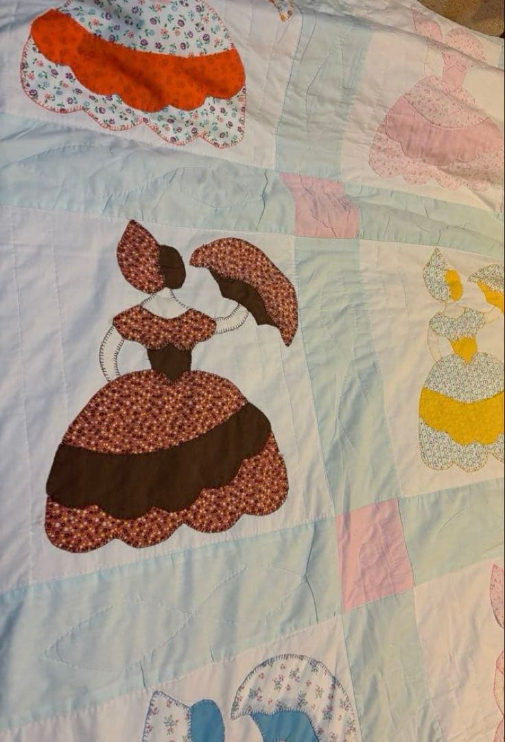 【リメイクにもオススメ】希少　アメリカンヴィンテージキルト　　かなり大きめサイズ