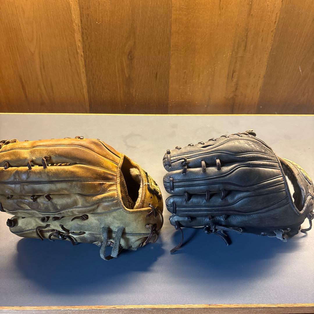 asics GOLDSTAGE 野球グローブ 2点セット