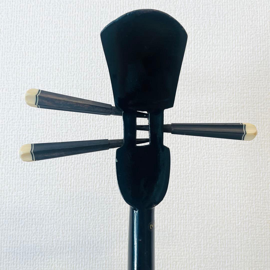 沖縄三線 人工皮 蛇柄 初心者向け 黒塗り棹 練習用