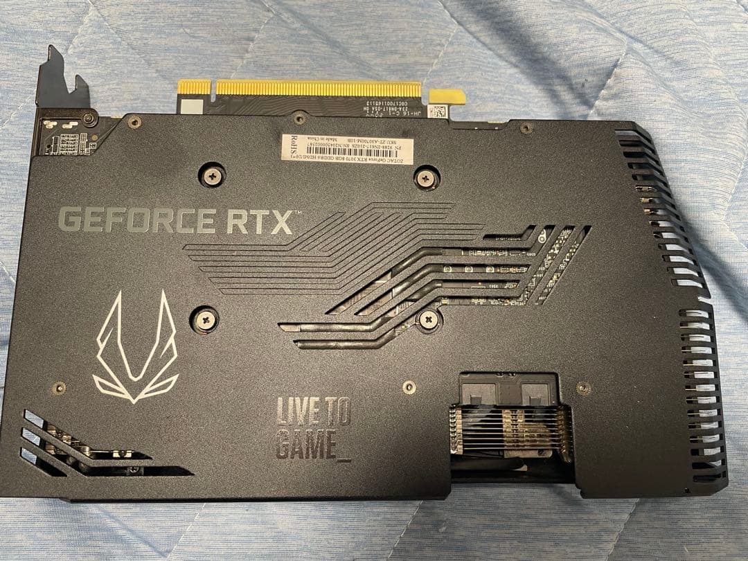 最終値下げ　ZOTAC GeForce RTX3070 グラフィックボード