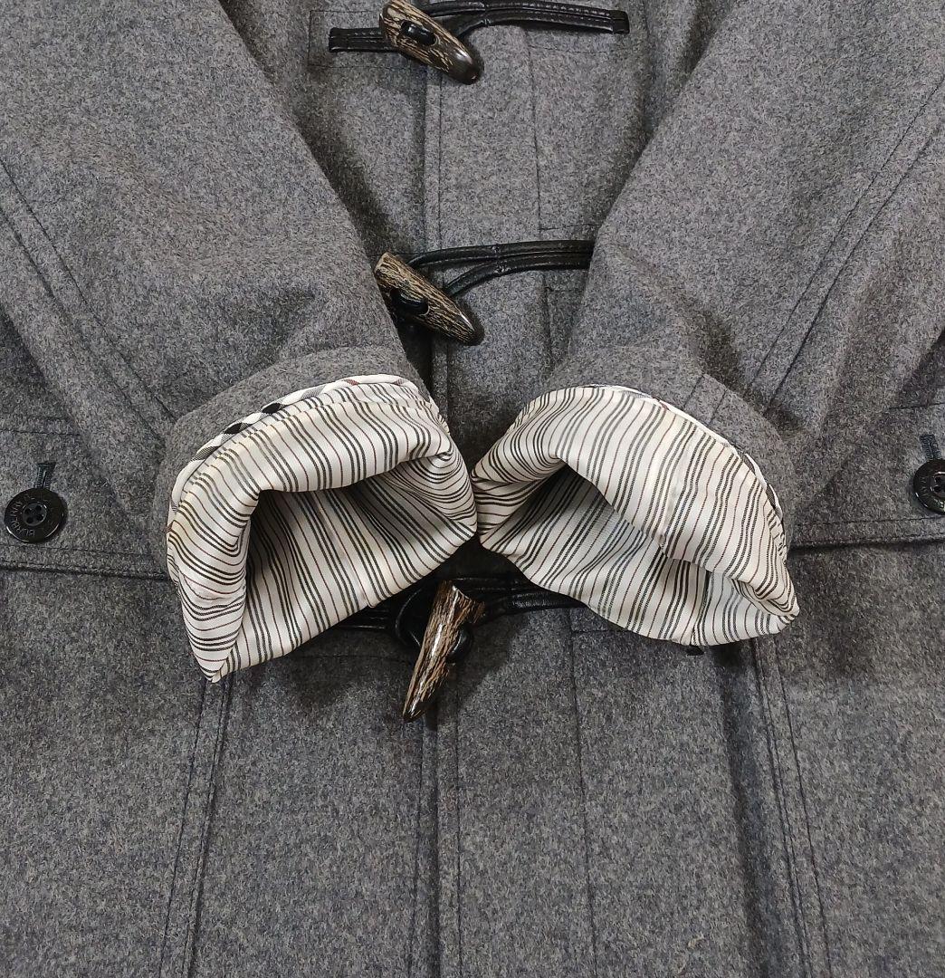 ✨美品✨バーバリーブラックレーベル　ダッフルコート　ノバチェック　カシミヤ混　M