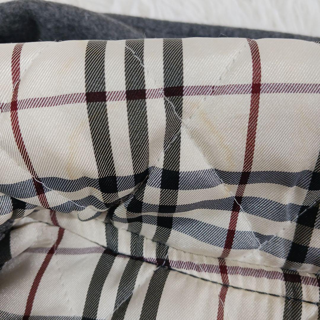 ✨美品✨バーバリーブラックレーベル　ダッフルコート　ノバチェック　カシミヤ混　M
