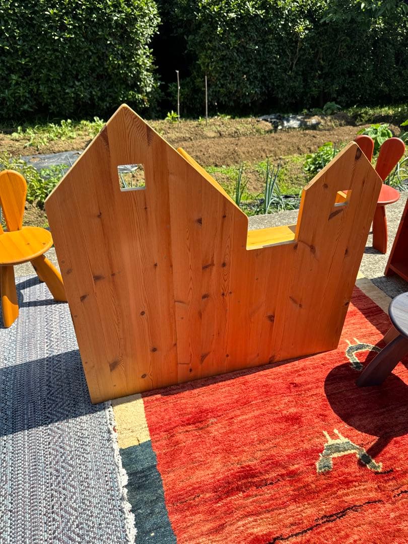 美品 国産 広松木工 WFハウスシェルフ 90 キッズファニチャー 渡辺優