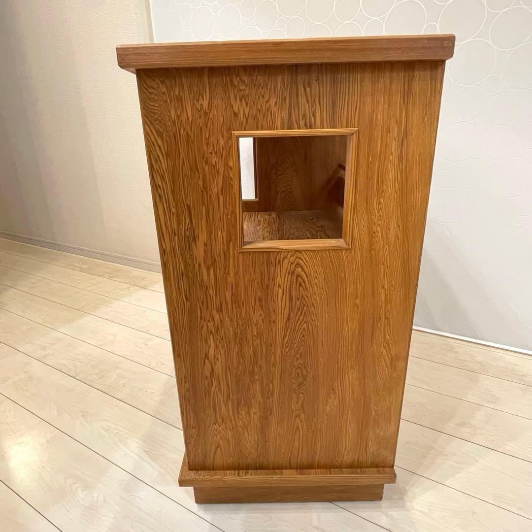 【希少】世界遺産屋久杉 茶棚 キャビネット 飾り棚 茶箪笥 和家具 焼印