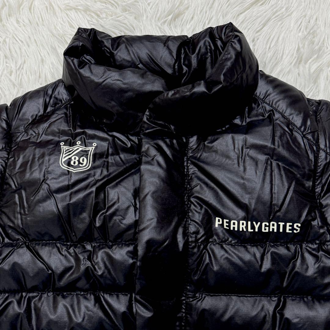 極美品✨ パーリーゲイツ 2way ダウン ジャケット 袖脱着 軽量 ブラック