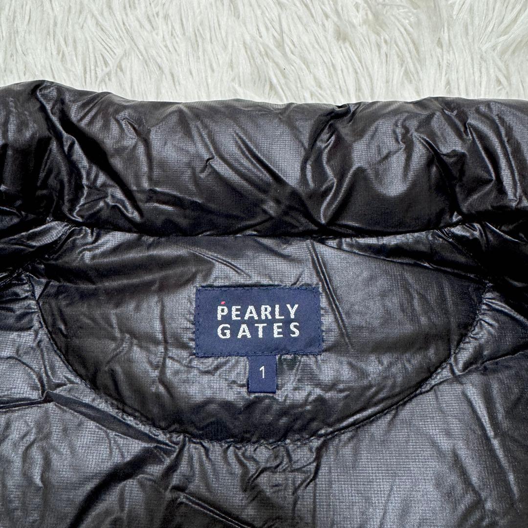 極美品✨ パーリーゲイツ 2way ダウン ジャケット 袖脱着 軽量 ブラック