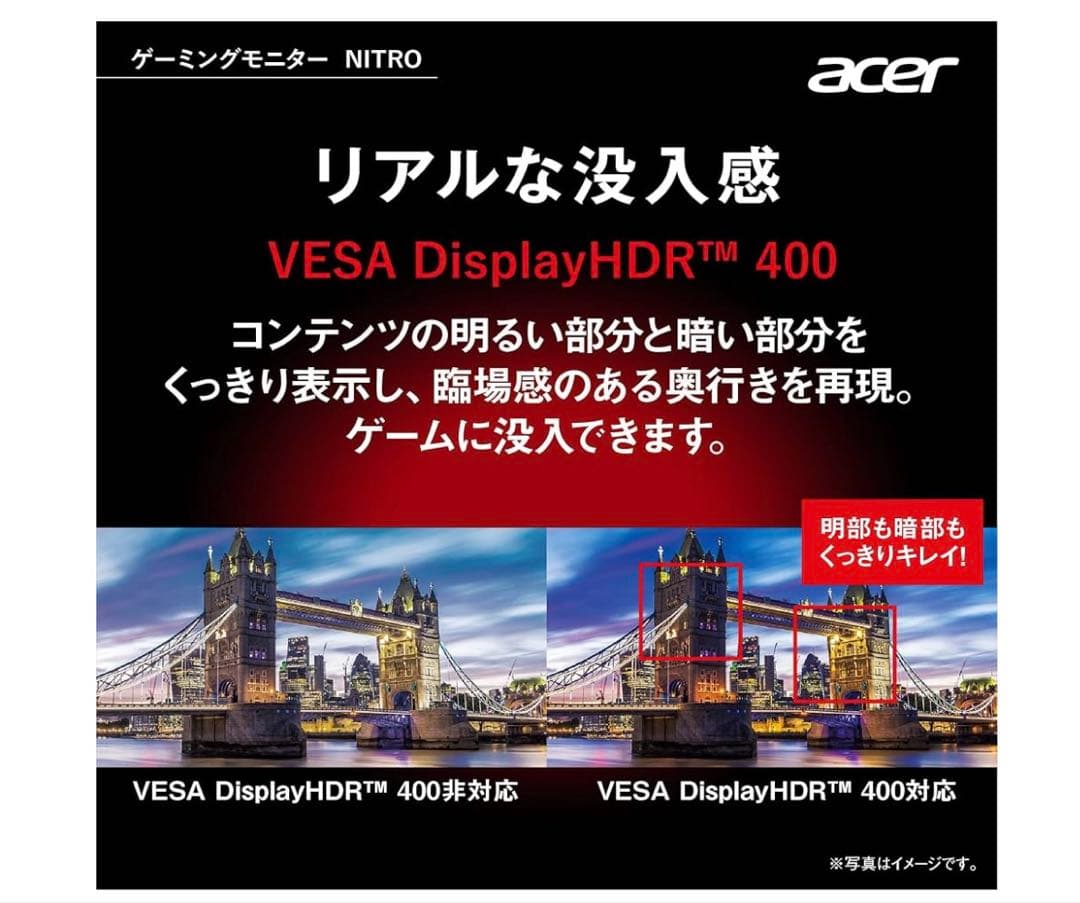 Acer ゲーミングモニター 24.5インチ 280Hz