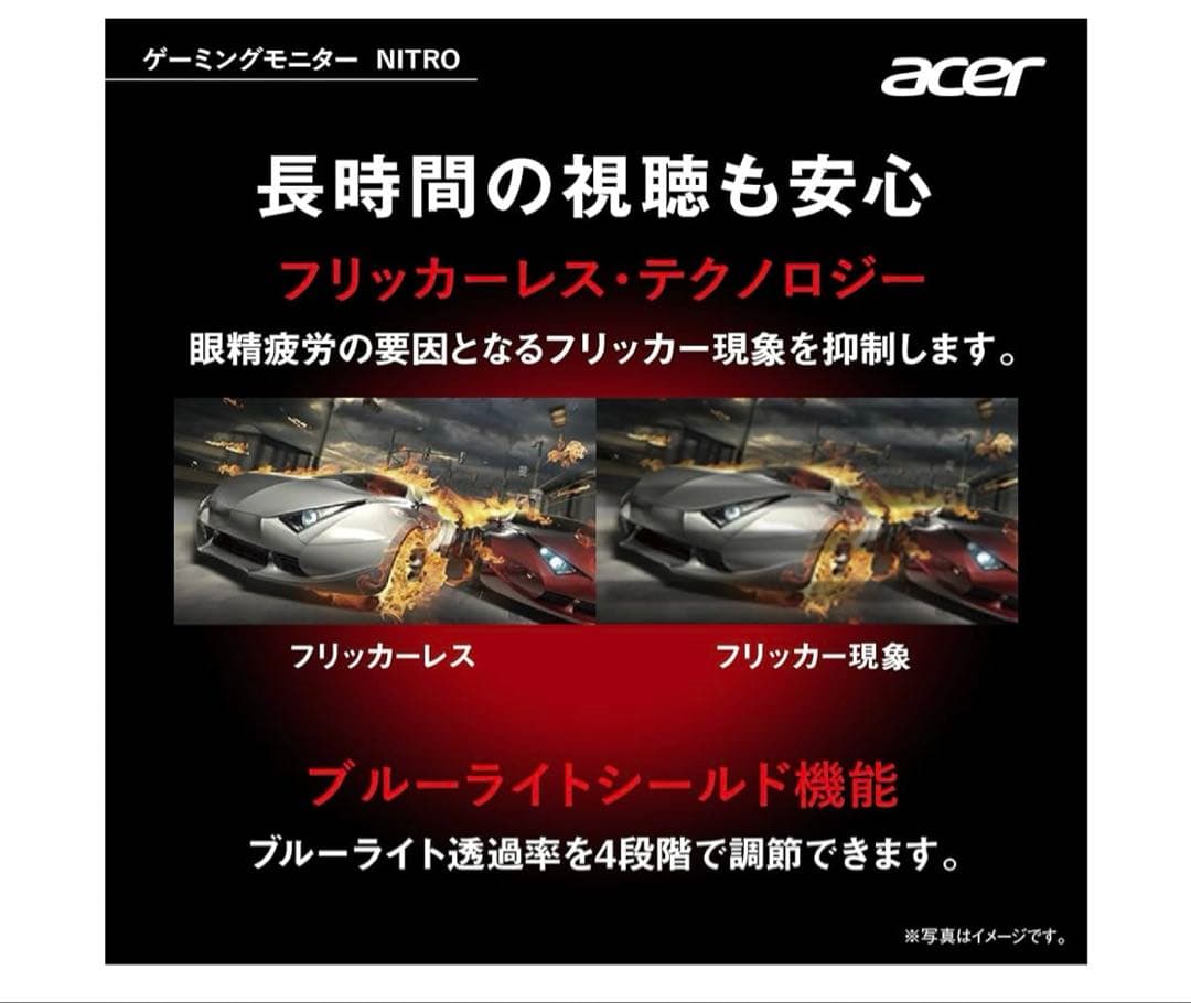 Acer ゲーミングモニター 24.5インチ 280Hz