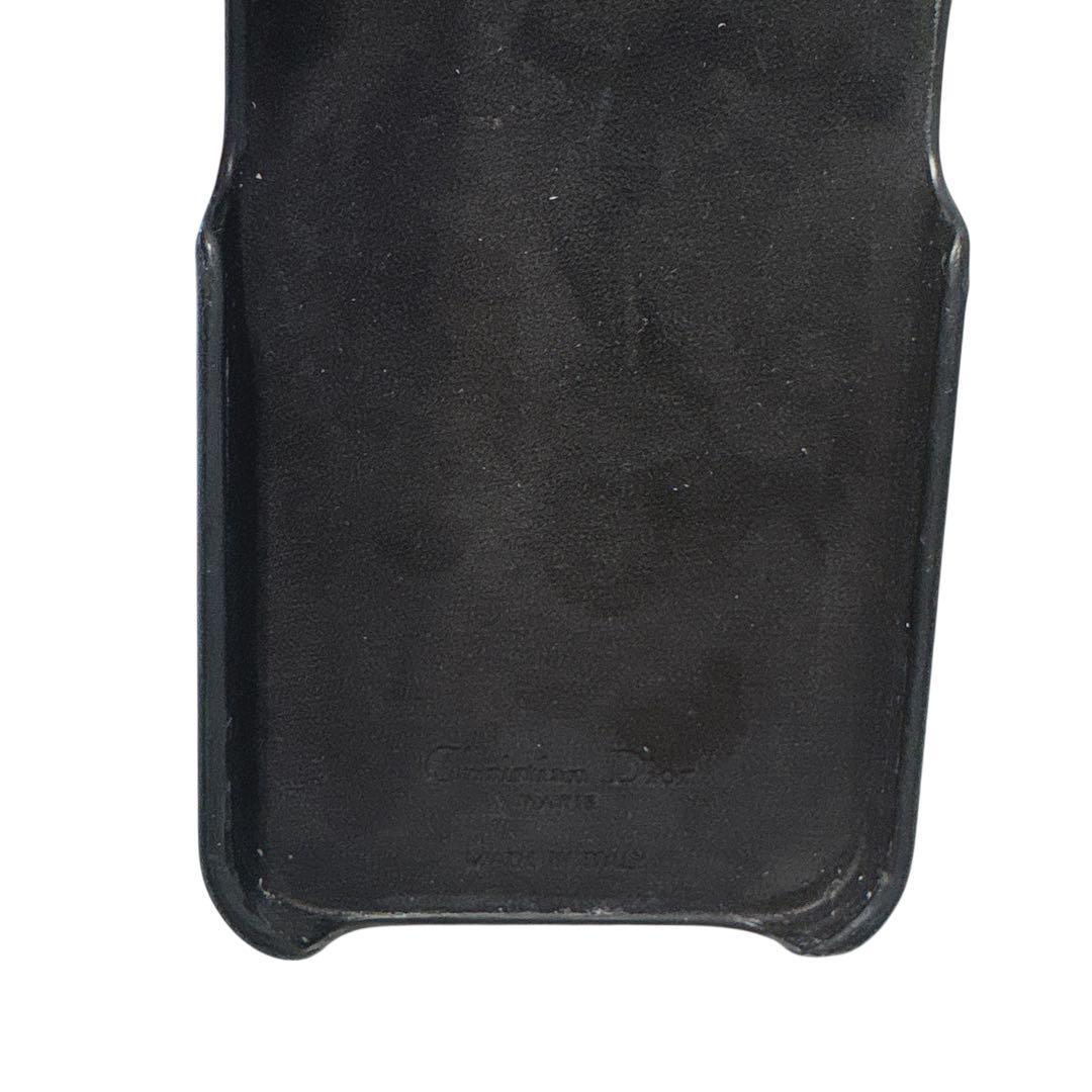 ［正規品］Dior ディオール　iPhone 14ケース　黒 キルティング