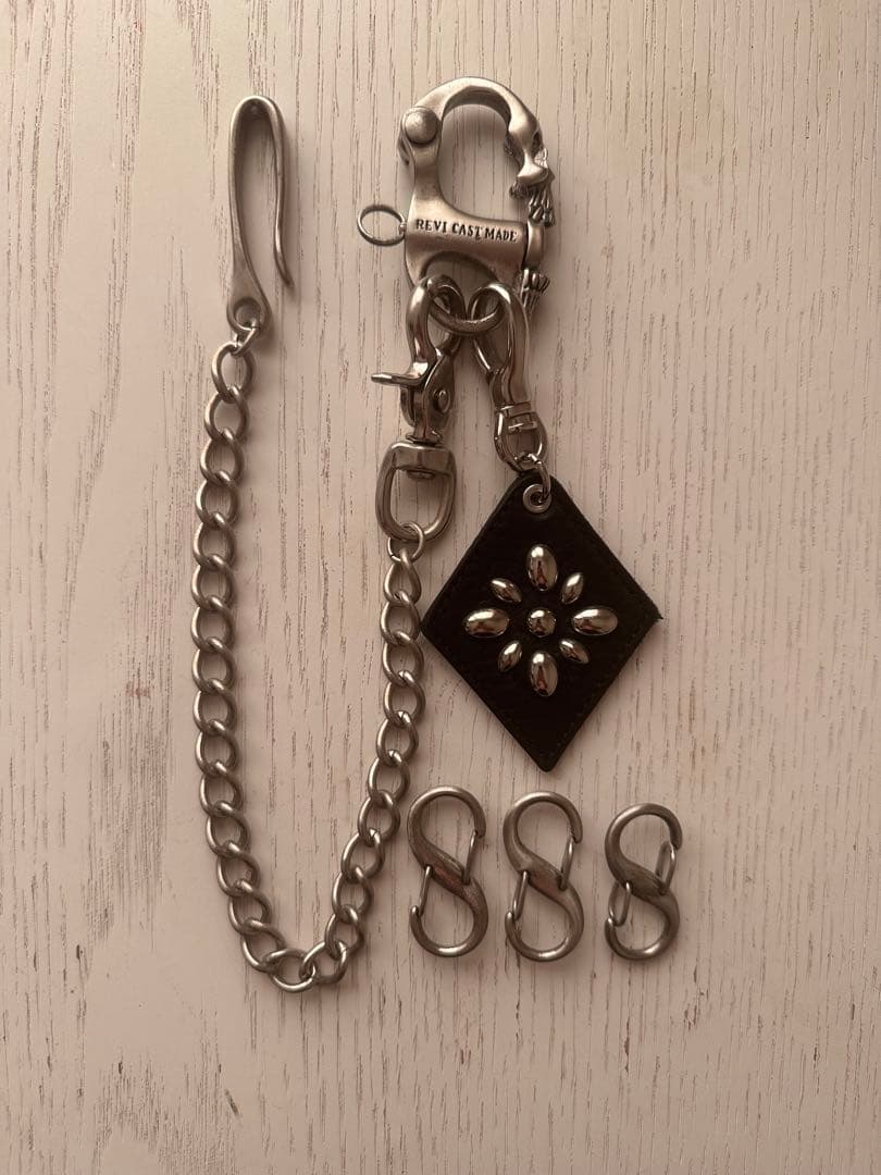 アメカジアイテム3点セット！ウォレットチェーン、キーホルダー、カラビナ