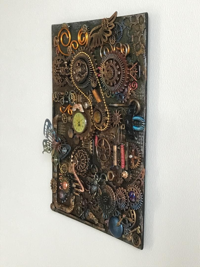 テクスチャーアート 絵画 原画 スチームパンク .M.