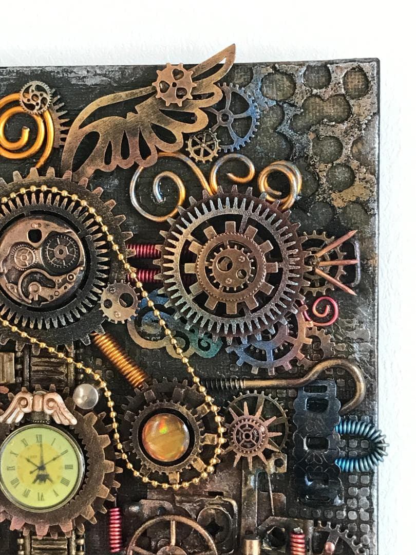 テクスチャーアート 絵画 原画 スチームパンク .M.