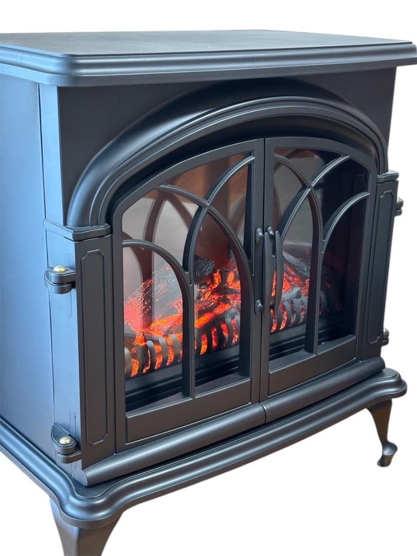 ワイド暖炉型ファンヒーター 2017年製 BLT-999B-3-BK ニトリ