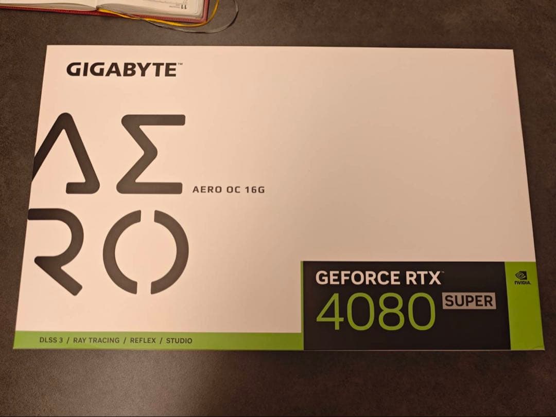 グラフィックボード・グラボ・ビデオカード GIGABYTE GEFORCE RTX4080SUPER AERO OC16G