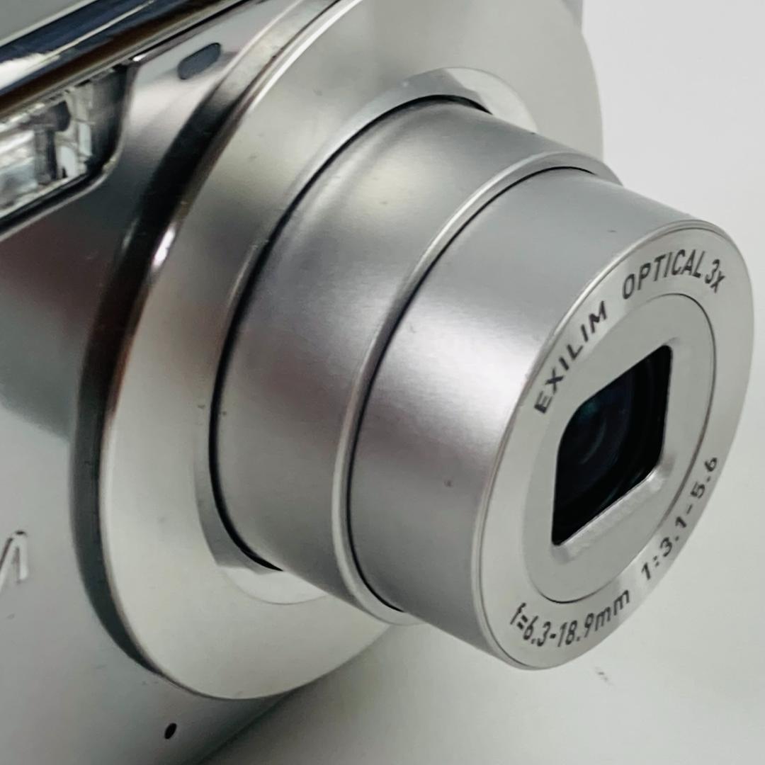 【動作確認済】CASIO EXILIM EX-Z1 デジカメ シルバー コンデジ
