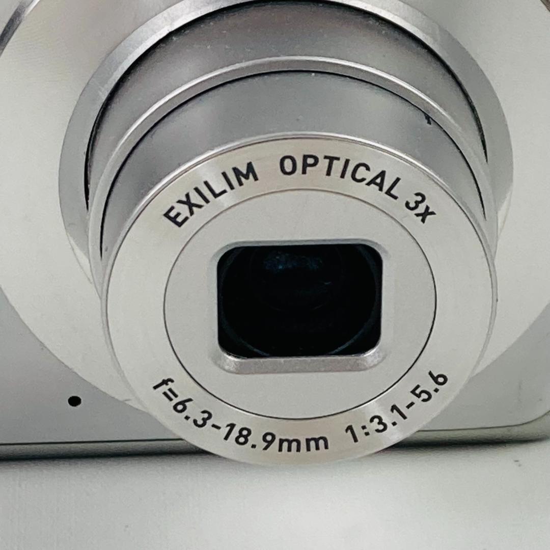 【動作確認済】CASIO EXILIM EX-Z1 デジカメ シルバー コンデジ