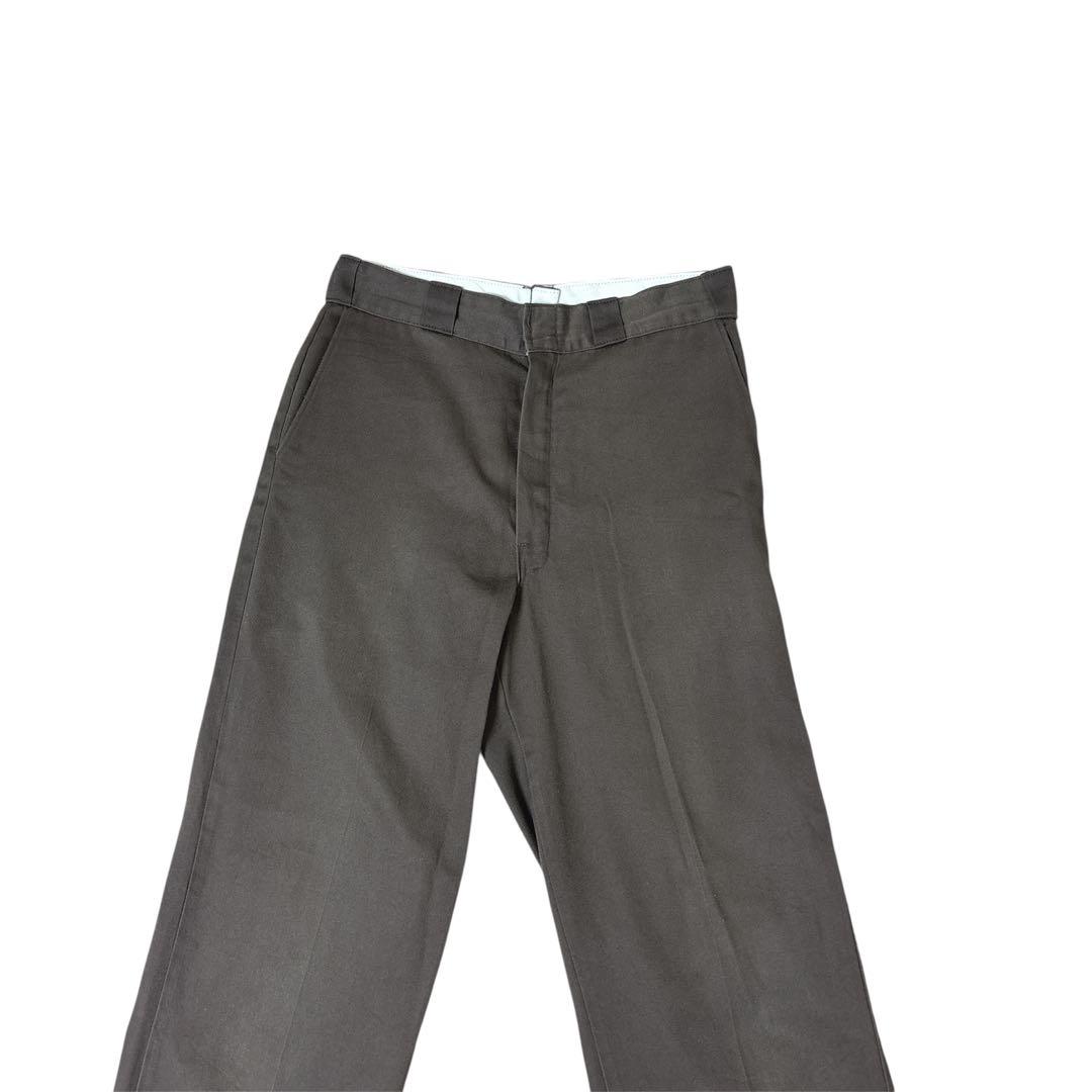 70s ディッキーズ　874 アルミジップ　タロン　極上の滑らかさ　w32l34