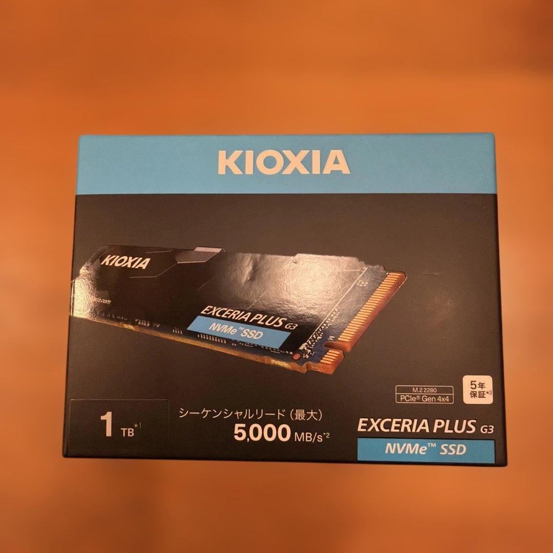 【新品未開封】KIOXIA EXCERIA PLUS G3 1TB SSD