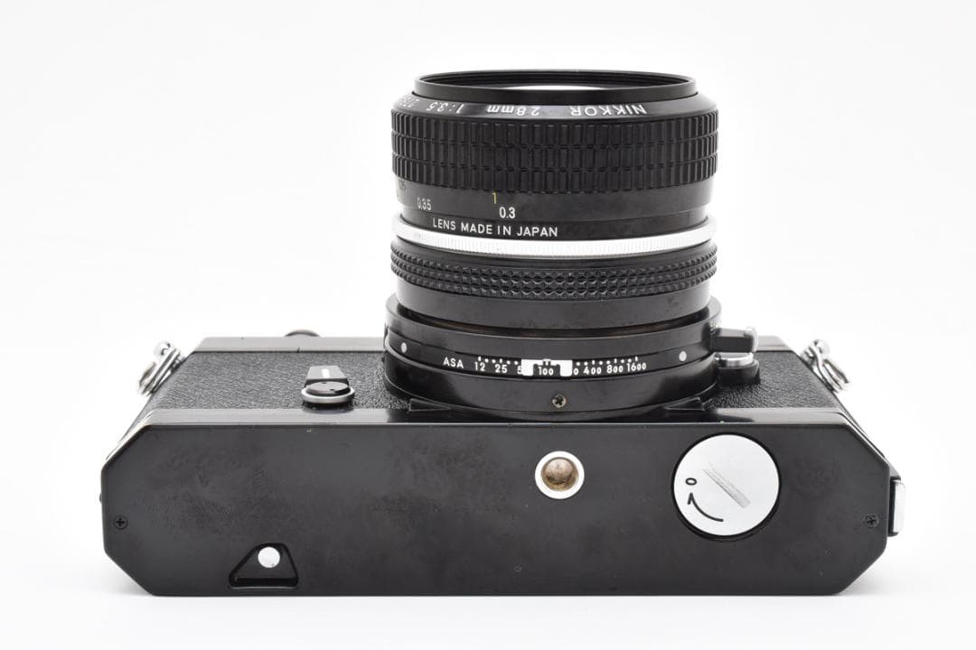 完動良品 ニコマートFT2 黒 + 28mm F3.5 非Ai｜モルト交換済