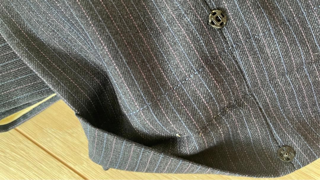 極美品　Paul Smith セットアップゼニアネイビー　ストライプ　 L 現行