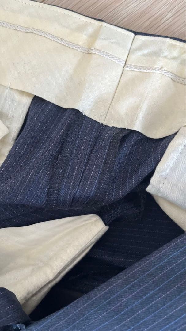 極美品　Paul Smith セットアップゼニアネイビー　ストライプ　 L 現行