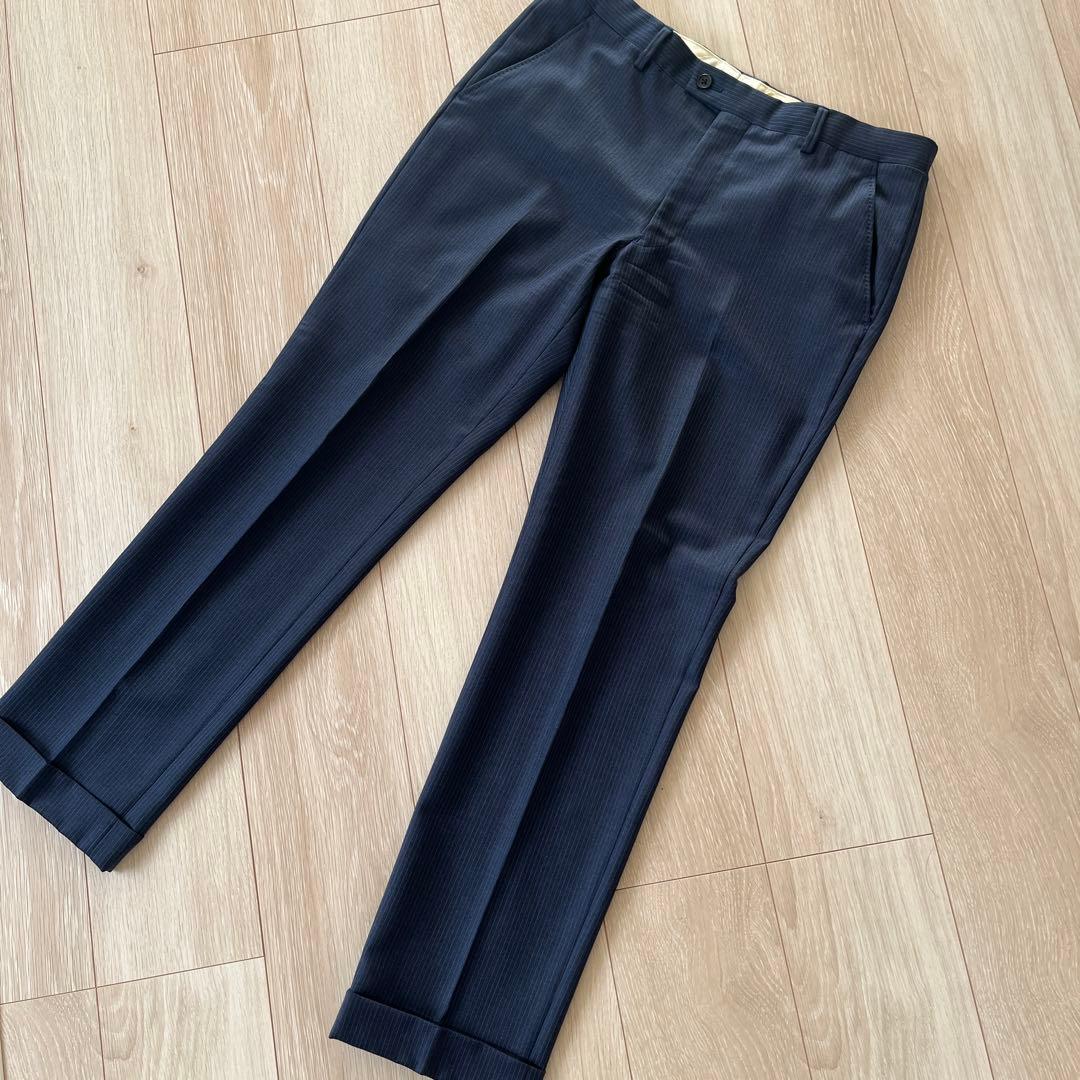 極美品　Paul Smith セットアップゼニアネイビー　ストライプ　 L 現行