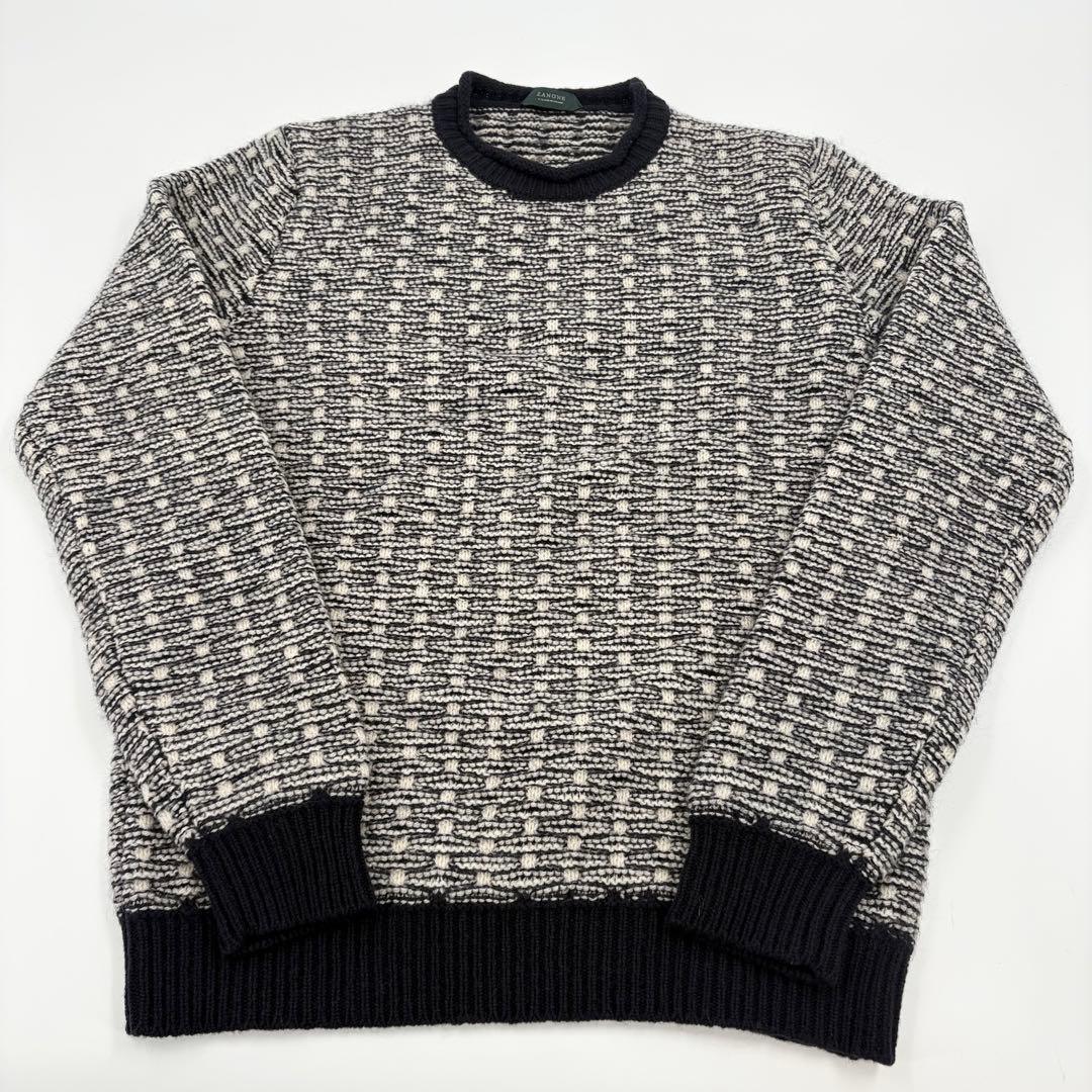 美品　ZANONE ザノーネ ニットセーター ウール 46 Mサイズ　720